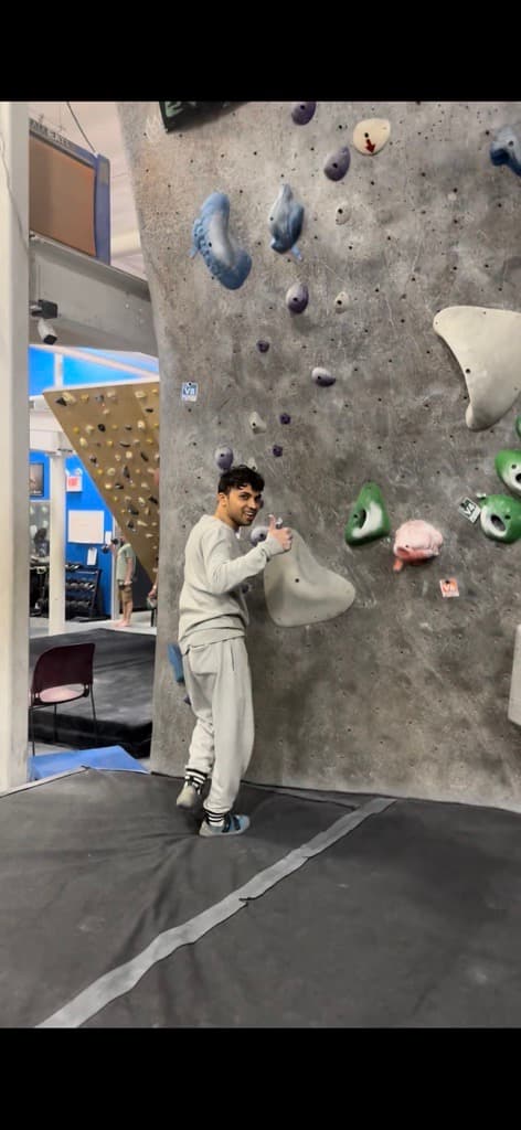 Rock climbing