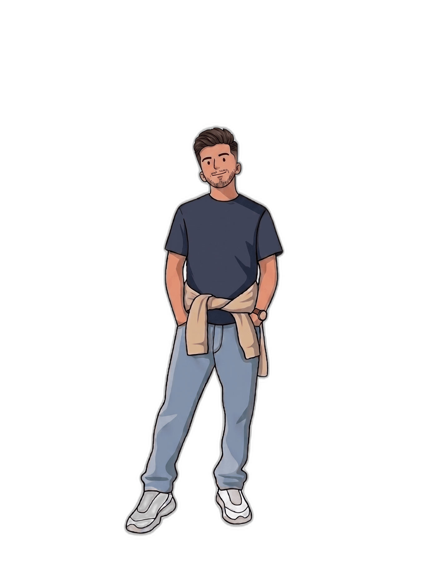 Chinmay character illustration