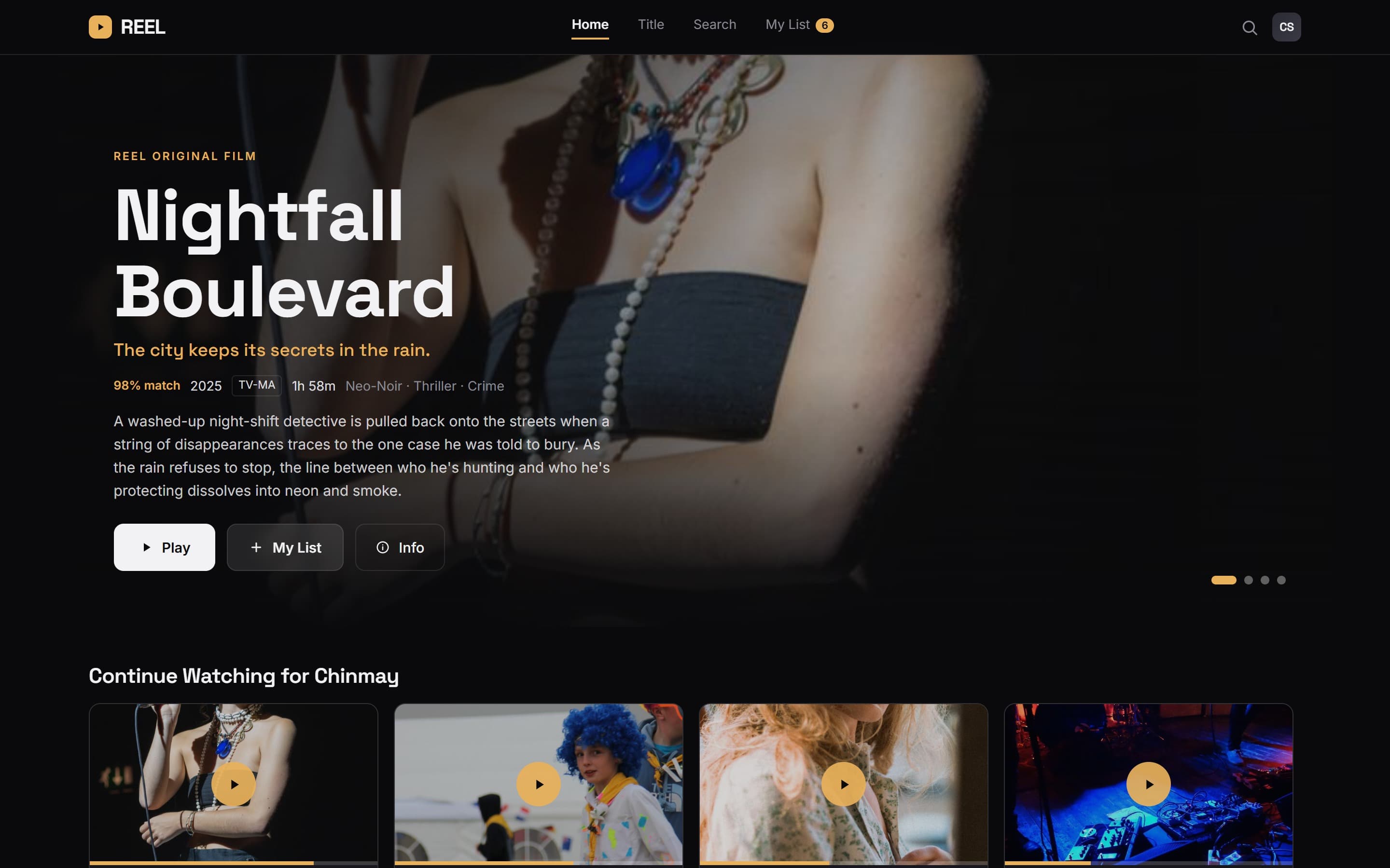 Reel — Film Streaming