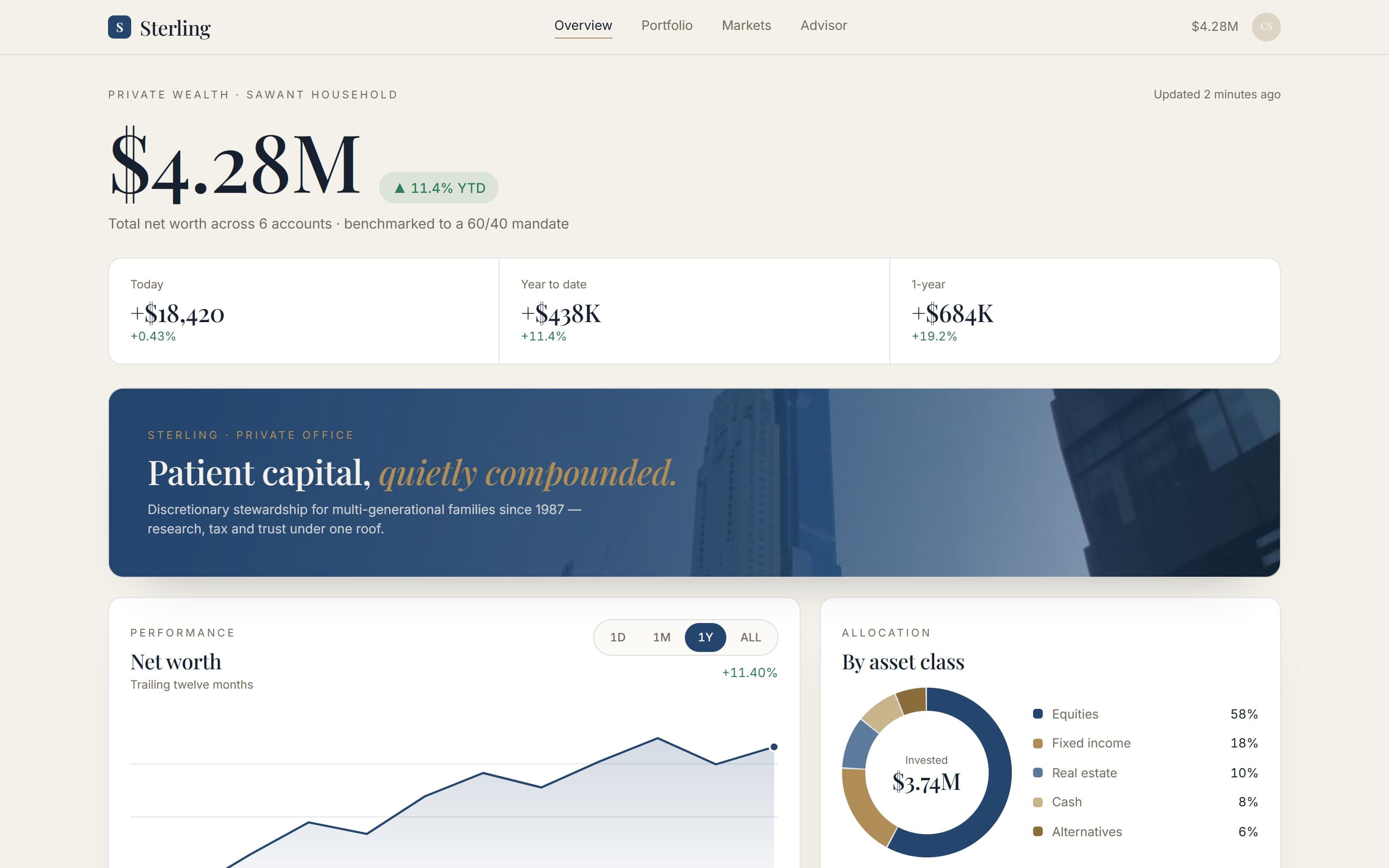 Sterling — Private Wealth OS