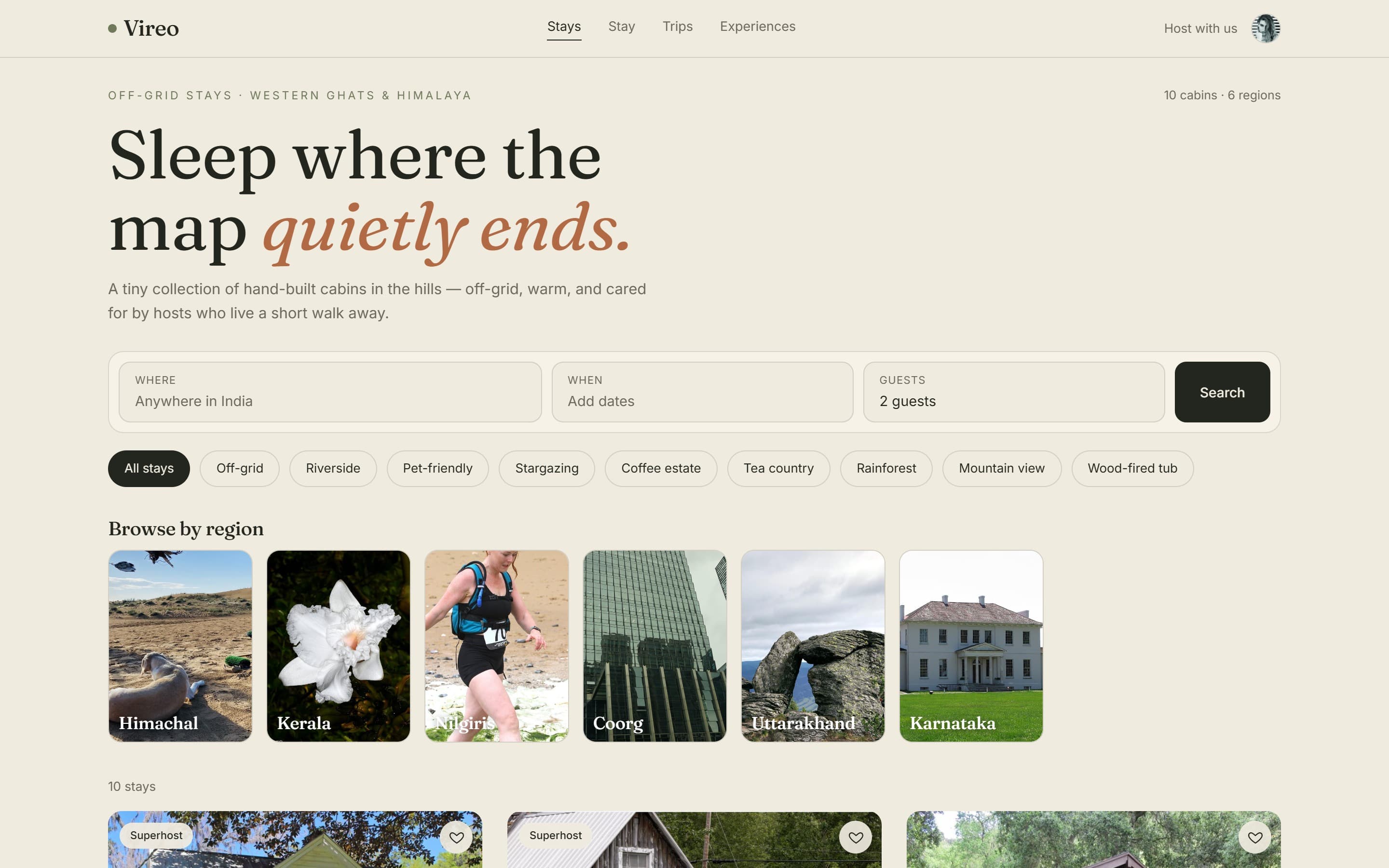 Vireo — Boutique Stays